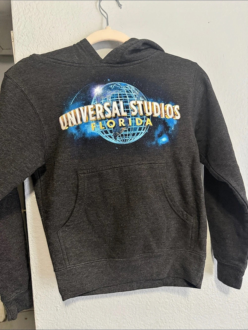 Universal Studios Florida Youth Hoodie Boys Medium Gray